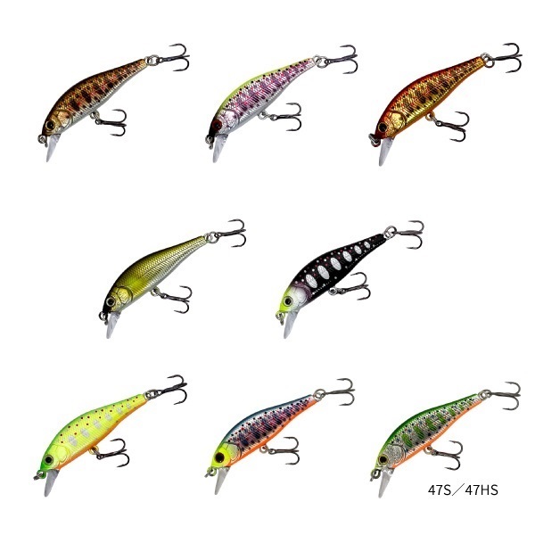 流翠【渓流用トラウトミノー/フラットサイドシンキングミノー/トラウトルアー】